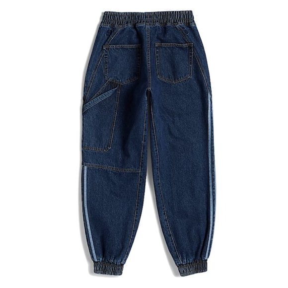 NWOT Adidas x Ivy Park Denim Track Pants (Unisex) - Picture 2 of 6